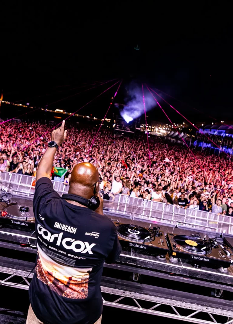DJ Carl Cox with Technics set