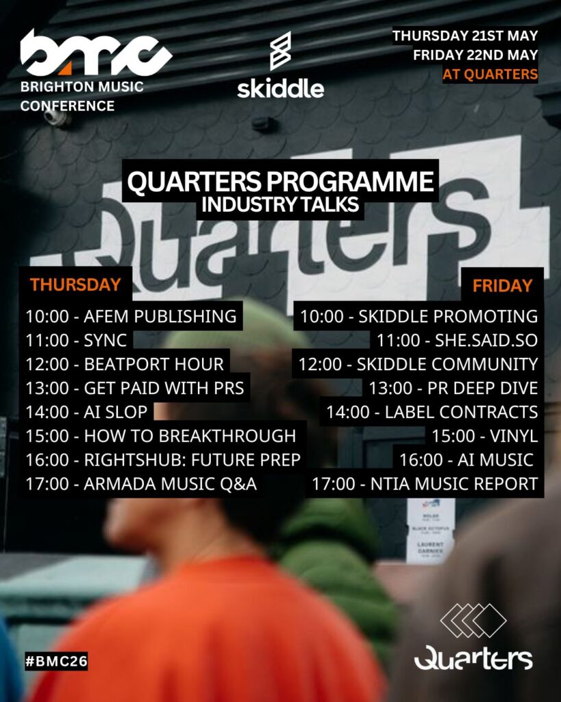 Technics Brighton Music Conference 2026