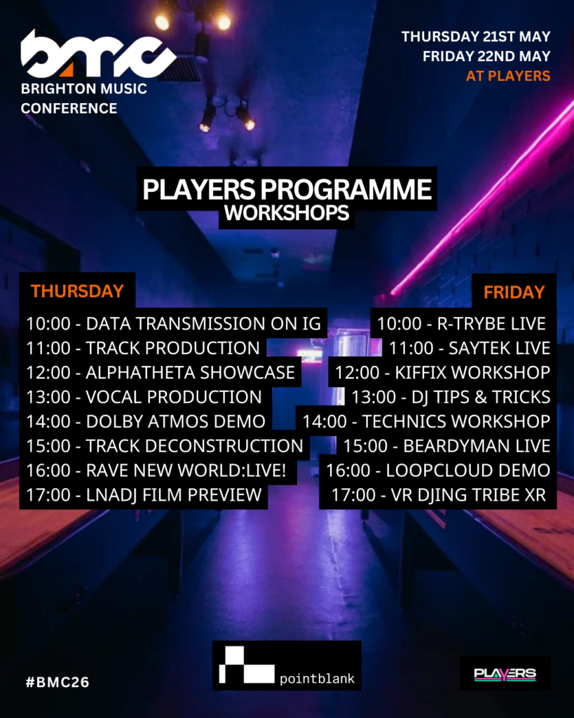 Technics Brighton Music Conference 2026